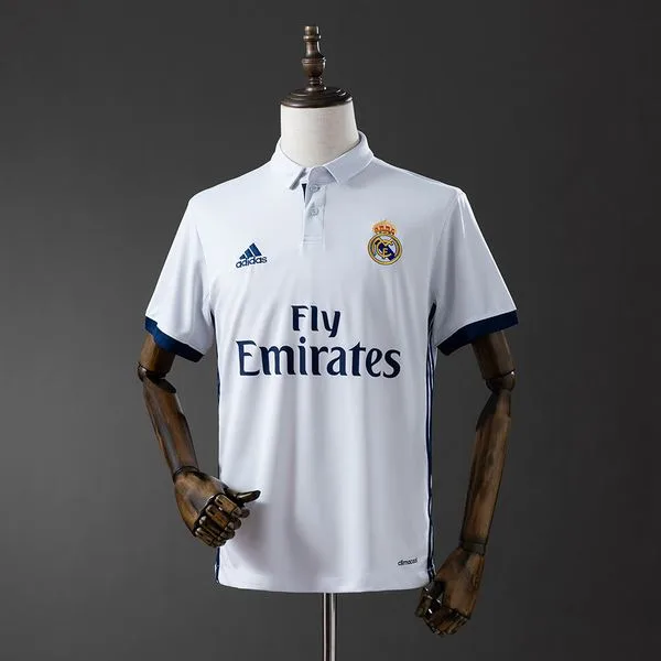 Camiseta de fútbol Real Madrid 2016/17 LOCAL MANGA CORTA VERSION FAN